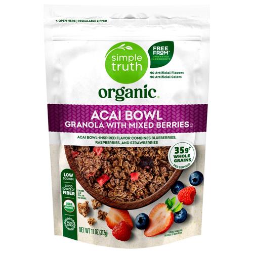 Simple Truth Organic Acai Bowl Granola 11 oz