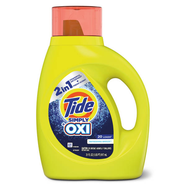 Tide Simply Plus Oxi Detergent, 31 fl oz