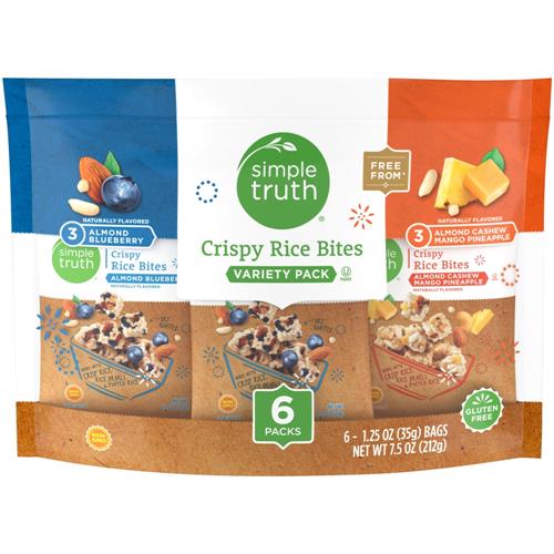 Simple Truth Gluten Free Rice Bites Variety Pack 6 ct / 1.25 oz