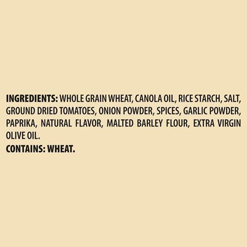 Triscuit Fire Roasted Tomato & Olive Oil Whole Grain Wheat Crackers, Lunch Snacks, Snack Crackers, 8.5 Oz