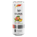 Celsius Fizz Free Peach Mango Green Tea, 12 fl oz can
