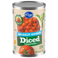 Kroger No Salt Added Diced Tomatoes 14.5 oz