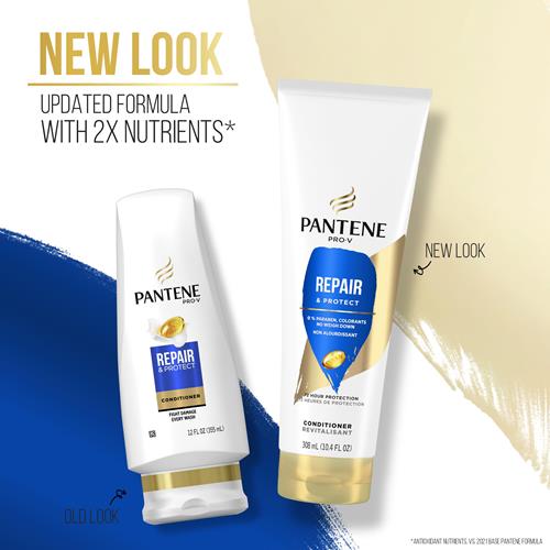 Pantene Pro-V Repair & Protect Shampoo, 12 Oz + Conditioner, 10.4 Oz