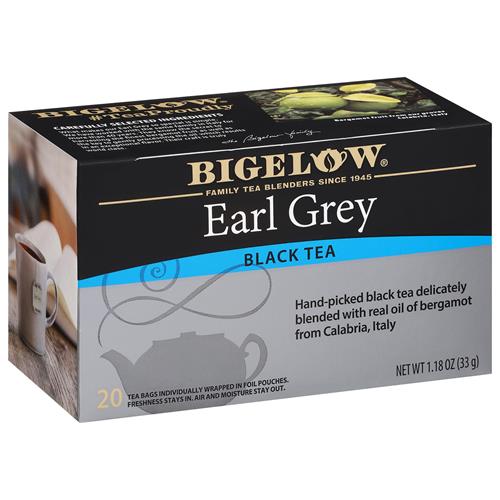Bigelow, Earl Grey Tea (Caffeinated), 20 Count