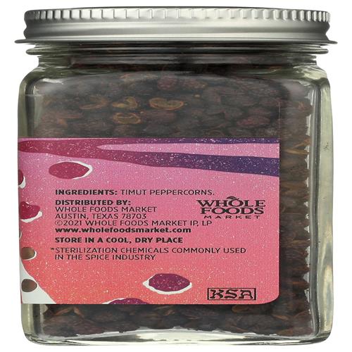 Whole Foods Market, Seasoning Timut Peppercorns, 0.99 Ounce