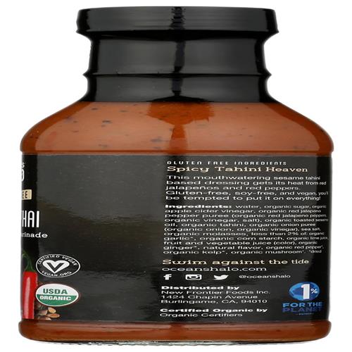 Oceans Halo Organic Tangy Thai Dressing & Marinade, 12 Fz