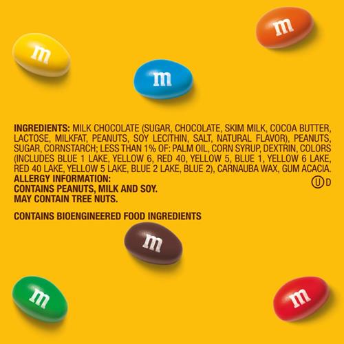 M&Ms Peanut Chocolate Candy Movie Theater Box 3.1-Ounce Box