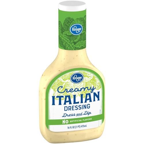 Kroger Creamy Italian Salad Dressing 16 fl oz
