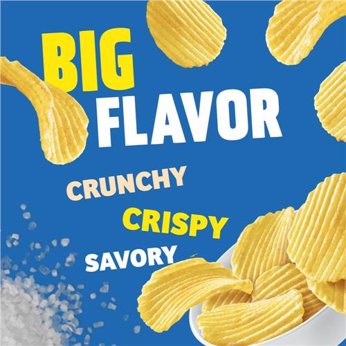 Kroger Classic Ripples Potato Chips 8 oz