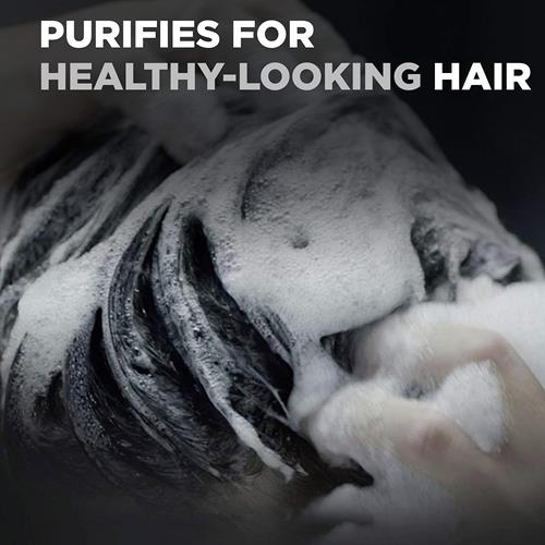 Dove Men+Care Men Shampoo For Healthy-Looking Hair Charcoal + Clay Naturally Derived Plant Based Cleansers 25.4 Oz