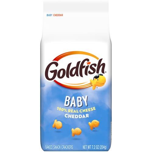Goldfish Baby Cheddar Crackers, Snack Crackers, 7.2 Oz Bag