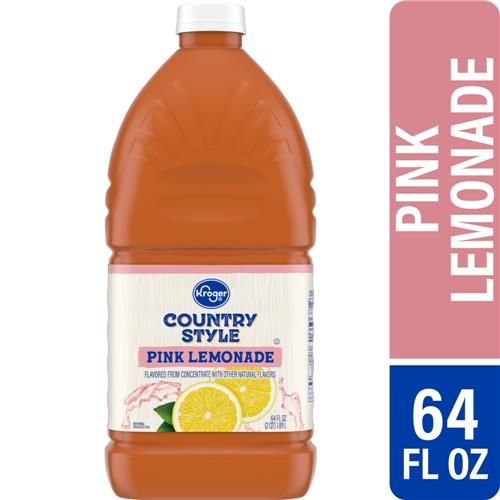Kroger Country Style Pink Lemonade Bottle 64 fl oz