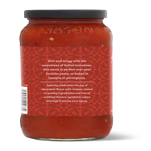 Aplenty Spicy Arrabbiata Pasta Sauce, 23 Oz