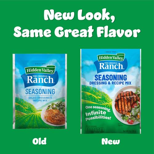 Hidden Valley Original Ranch Seasoning, Dressing And Recipe Mix, 1 Ounce (Package May Vary)