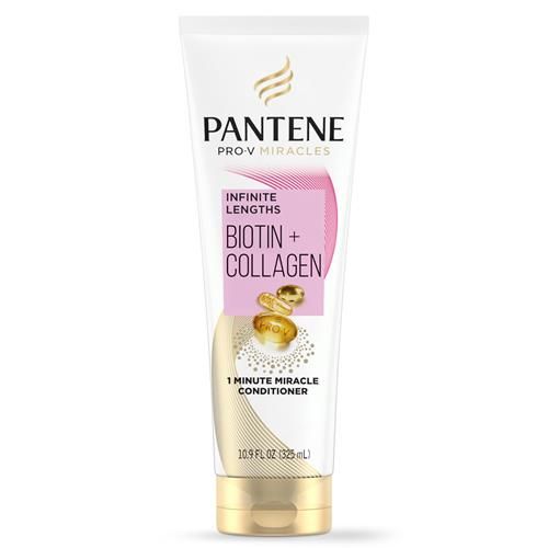 Pantene Pro-V Miracles Infinite Lengths Biotin + Collagen 1 Minute Miracle Conditioner 10.9 Fl Oz