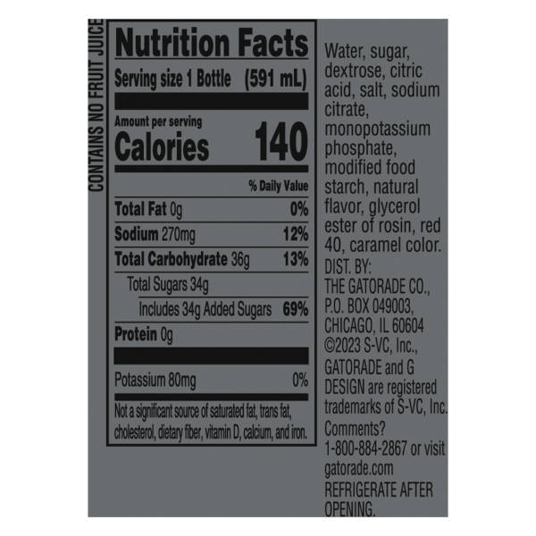 Gatorade Fruit Punch - 20 fl oz