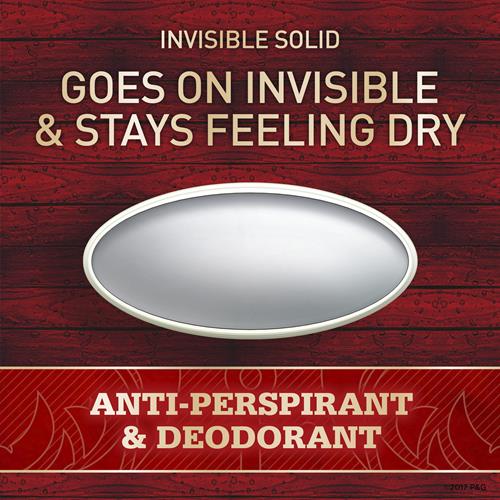 Old Spice Red Collection Invisible Solid Anti-Perspirant And Deodorant For Men, Captain, 2.6 Oz