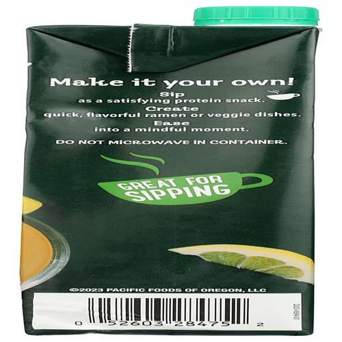 Pacific Foods Organic Lemon Balm & Sage Chicken Bone Broth, 32 Oz
