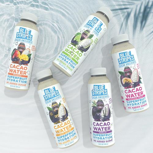 Blue Stripes Just Cacao Cacao Water, 10 Fz