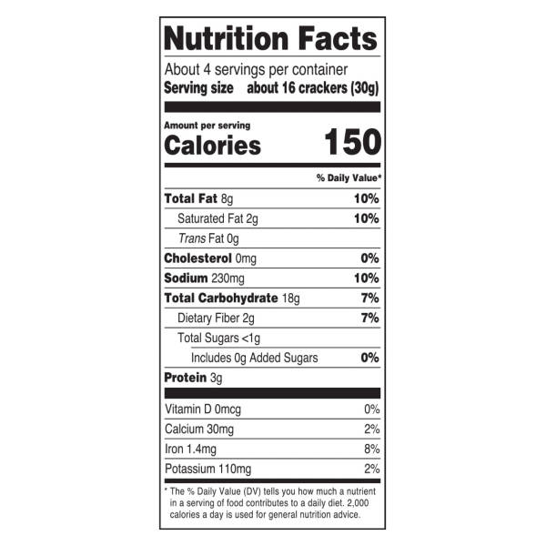 Savoritz Gluten Free Cheddar Flavored Almond Flour Crackers, 4.25 oz