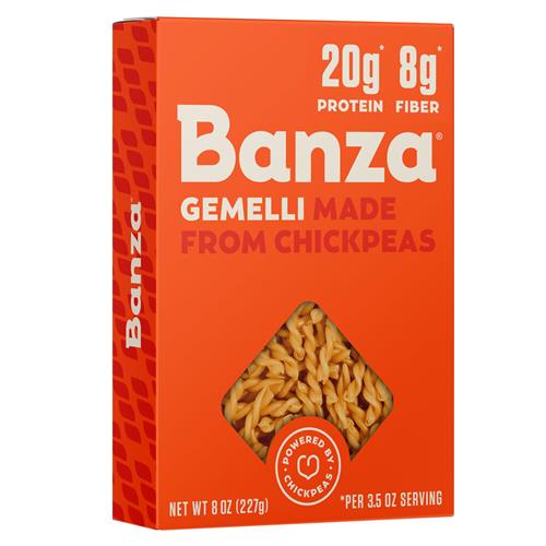 Banza Pasta Chickpea Gemelli 8 Oz