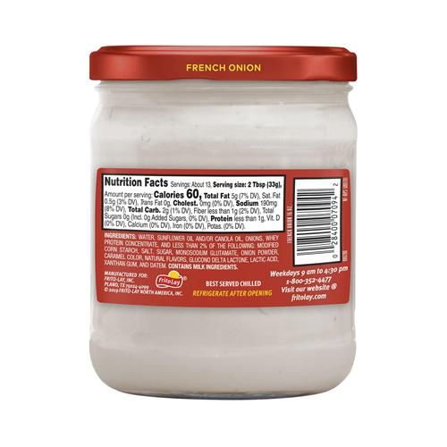 Lays Dips French Onion, 15 Oz