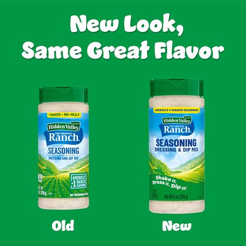 Hidden Valley Original Ranch Seasoning, Dressing And Dip Mix, 8 Ounces (Package May Vary)