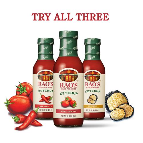 Rao’S Made For Home Spicy Arrabbiata Tomato Ketchup With Red Pepper, 12Oz Bottle