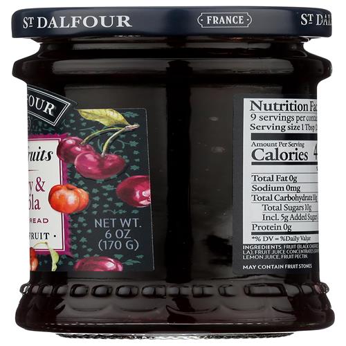 St Dalfour Cherry & Acerola Superfruits Spread, 6 Oz