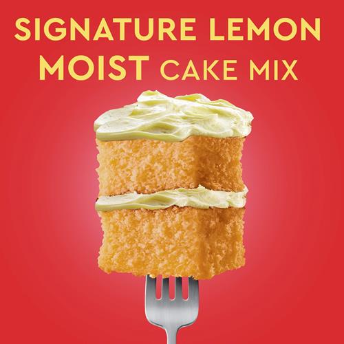 Duncan Hines Signature Cake Mix, Lemon Supreme, 15.25 Oz
