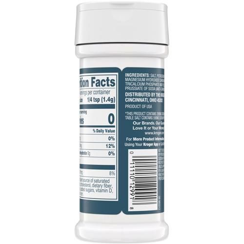 Kroger Reduced Sodium Salt 7.65 oz