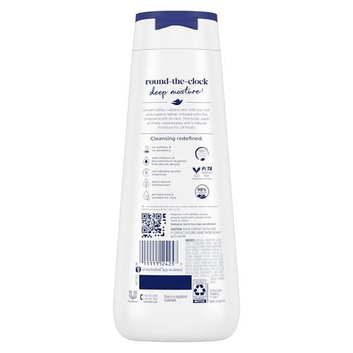 Dove Body Wash Deep Moisture For 24Hr Lotion-Soft Skin Moisturizing Skin Cleanser With No Sulfates No Parabens 20 Oz