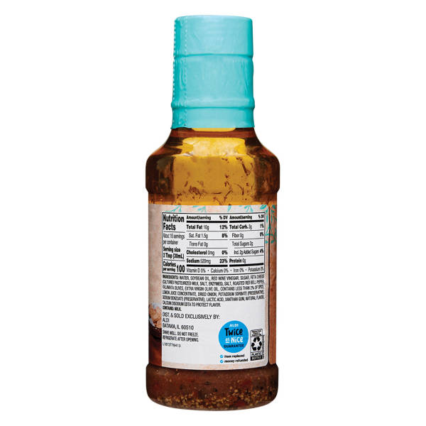 Tuscan Garden Restaurant  Style Mediterranean Salad Dressing, 16 oz