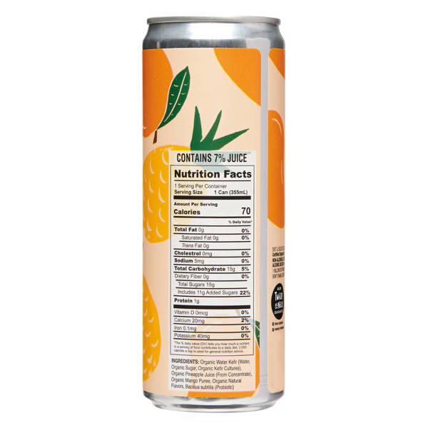 VitaLife Pineapple Mango  Probiotic Spritzer, 12 fl oz