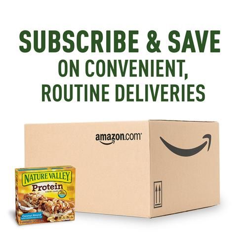 Nature Valley Chewy Protein Bars, Coconut Almond, 7.1 Oz, 5 Count Box