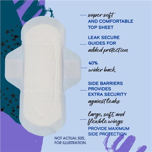 Kroger Ultra Thin Pads with Wings Extra Heavy Overnight Size 5 Unscented 24 count