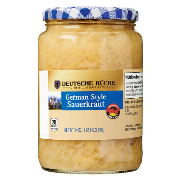 Deutsche Küche German Style Sauerkraut, 24 oz