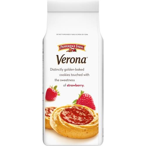 Pepperidge Farm Verona Strawberry Thumbprint Cookies, 6.75 Oz Bag (18 Cookies)