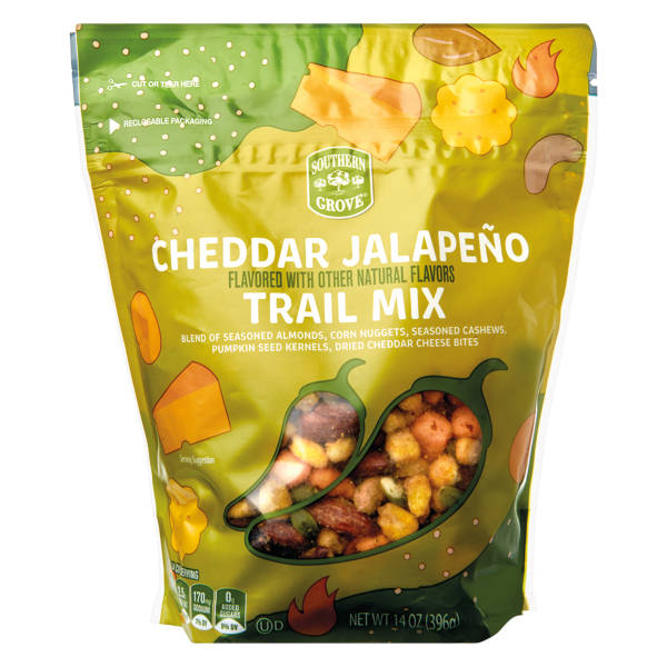 Southern Grove Jalapeno Cheddar Trail Mix - 14 oz