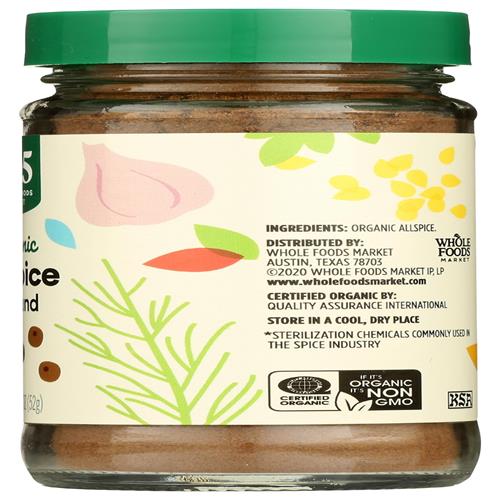 Whole Foods Market, Organic Allspice Ground, 1.83 Oz