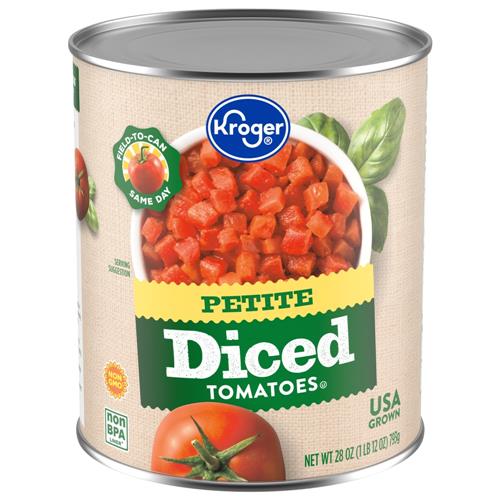 Kroger Petite Diced Tomatoes 28 oz