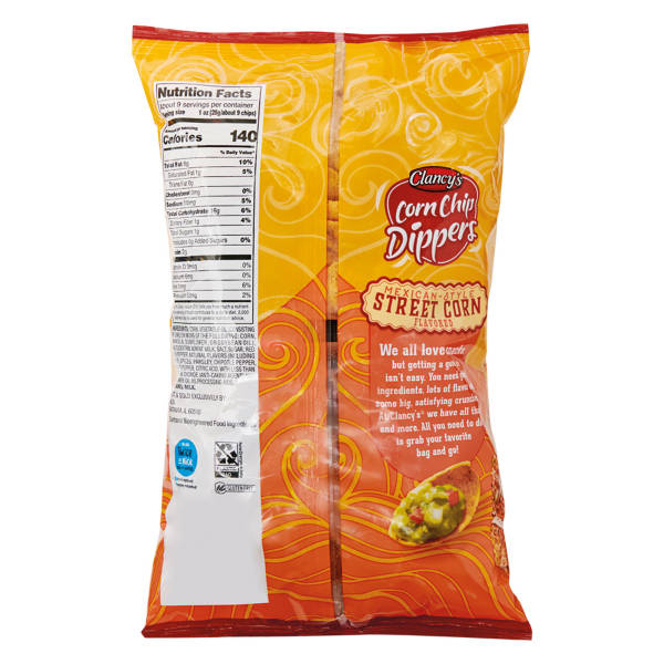 Clancy's Mexican Style Street Corn Chip Dippers, 9.25 oz