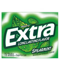 Extra Spearmint Gum, 15 count