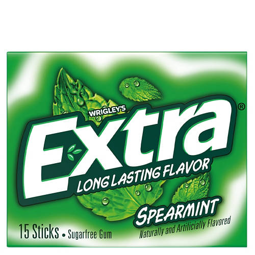 Extra Spearmint Gum, 15 count