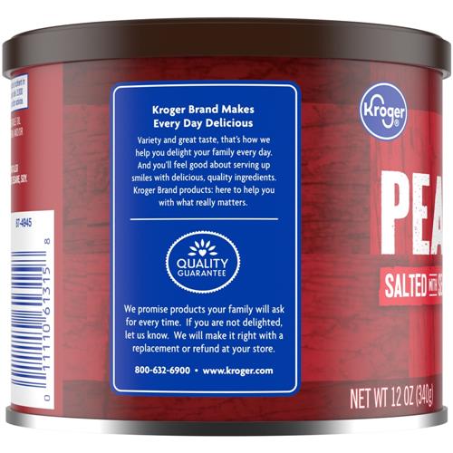 Kroger Salted Peanuts 12 oz