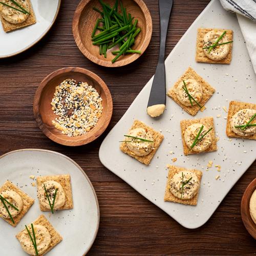 Triscuit Cracked Pepper & Olive Oil Whole Grain Wheat Crackers, Lunch Snacks, Snack Crackers, Family Size, 12.5 Oz