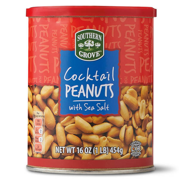 Southern Grove Cocktail  Peanuts with Sea Salt, 16 oz