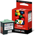 New, Pre-Owned - Lexmark 27 Standard Yield Color Inkjet Cartridge, 10N0227