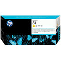 New, Pre-Owned - HP 81 Yellow Printhead ONLY DesignJet Ink Cartridge, C4953A