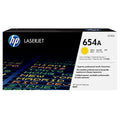 New, Pre-Owned - HP 654A Yellow LaserJet Toner Cartridge, CF332A
